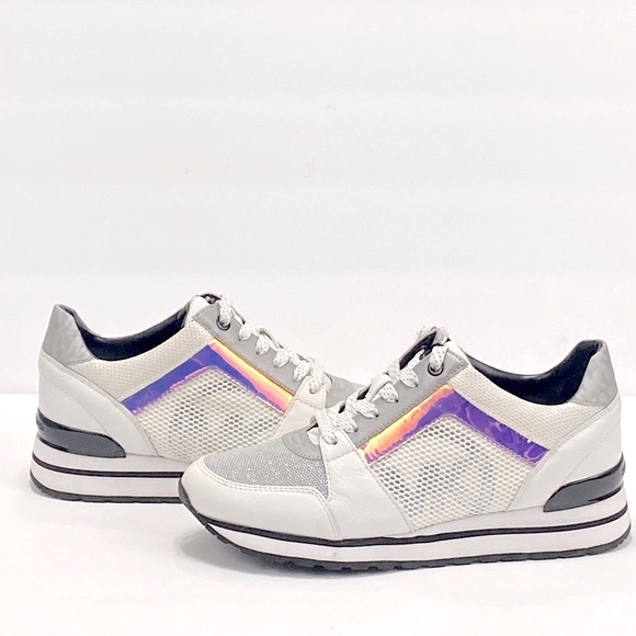 billie knit and leather sneaker